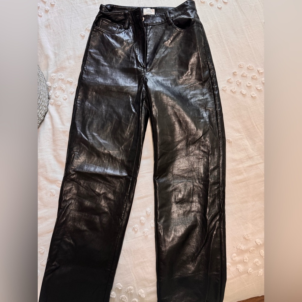 Aritizia Wilfred leather pants sz 2